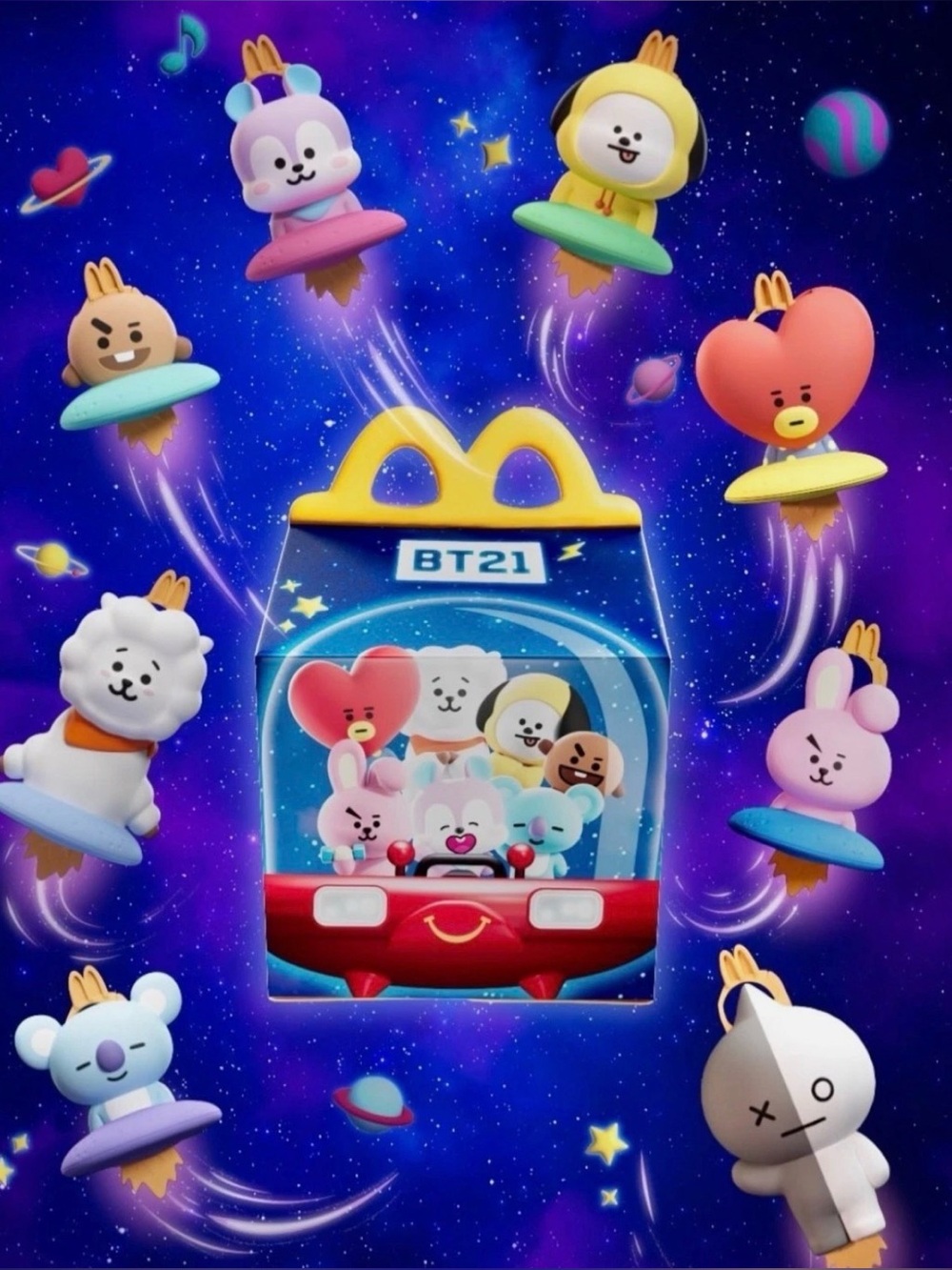 NEW McDonald's 2026  X BT21 BTS Happy Meal Complete Set of 10